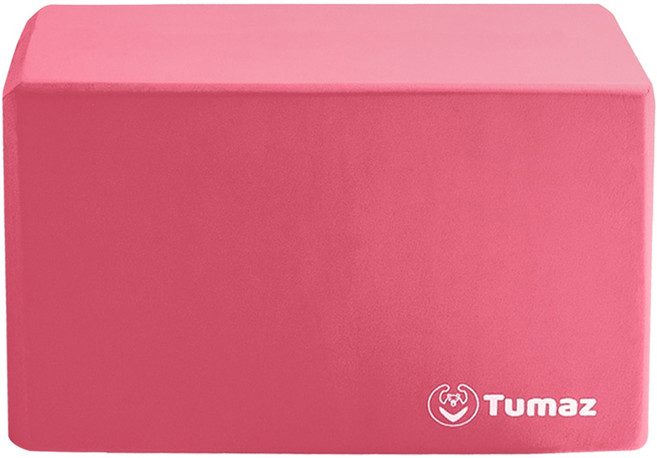 Tumaz 月熊 50D高密度EVA瑜珈磚, 亮桃紅, 1個