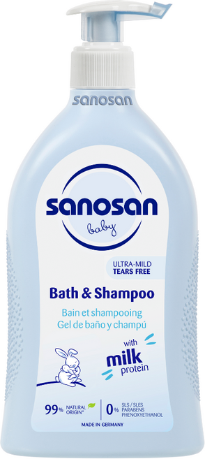 사노산 베이비 바스앤샴푸, 500ml, 1개