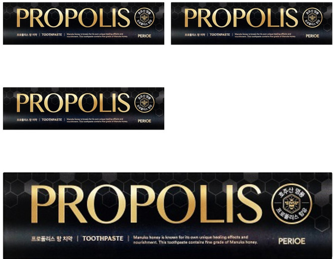 페리오 프로폴리스 치약, 160g, 4개