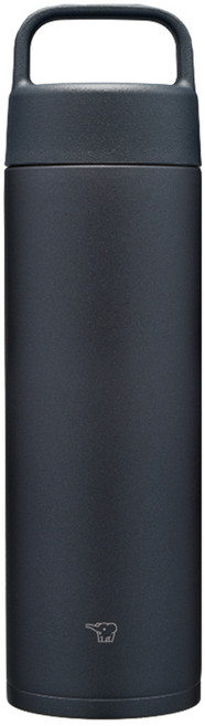ZOJIRUSHI 象印 提把式保溫保冷杯, 曜石黑, 1個, 600ml