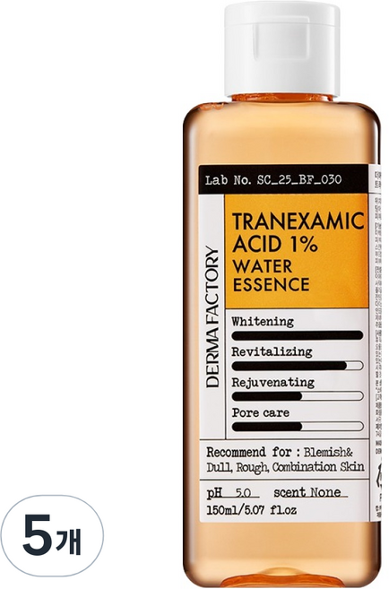 더마팩토리 트라넥삼산 1% 워터 에센스, 150ml, 5개