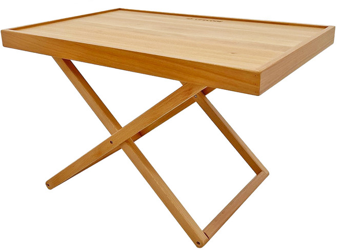 Lifecode 生活密碼 比爾兩段休閒桌 加高圍邊結構穩固承重高, 原木色