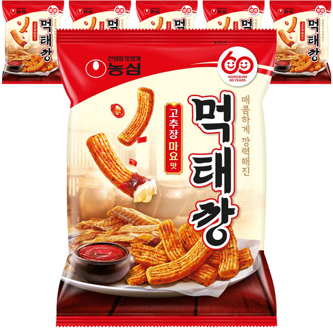먹태깡 고추장마요맛, 60g, 6개
