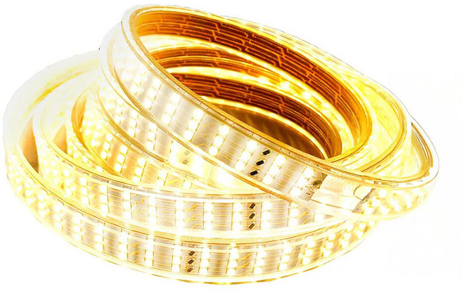 逐露天下 極光燈條 5M 黃光 12W/米 極光全銅支架2835LED