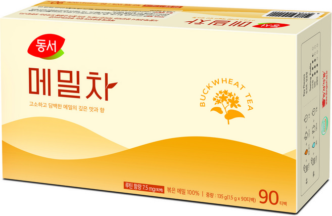 동서 메밀차 티백, 1.5g, 90개입, 1개