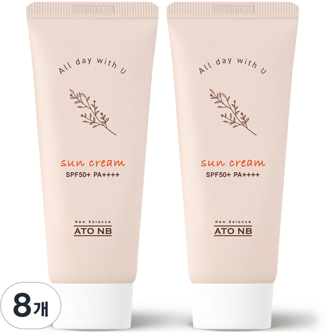 아토엔비 선크림 SPF50+ PA++++, 50ml, 8개