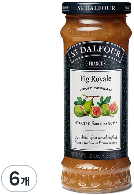 샹달프 무화과잼, 284g, 6개