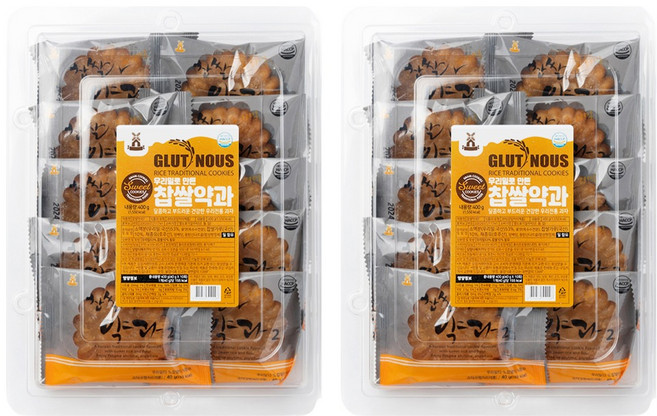 우리밀로 만든 찹쌀약과 2, 40g, 20개