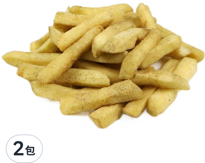 元氣家 黑胡椒脆薯, 100g, 2包