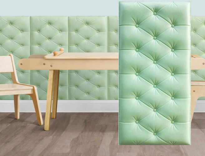 온아름 두꺼운 3D 벽보호 패드 충격방지 셀프접착 폼블럭, 그린, 10개