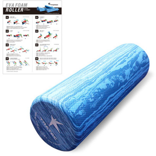 트라택 EVA 폼롤러, 블루, 1개