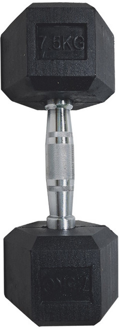 AD-ROCKET 六角包膠啞鈴, 7.5kg, 1個