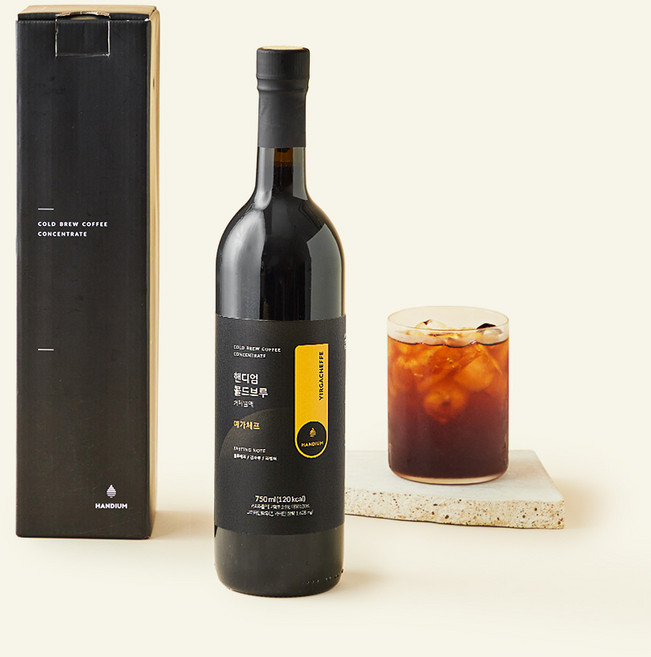 핸디엄 콜드브루 원액 예가체프, 750ml, 1개