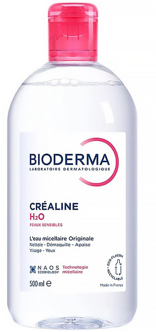 BIODERMA H2O高效潔膚液, 500ml, 1瓶