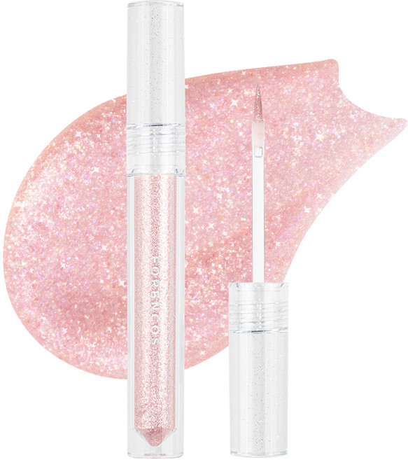 포렌코즈 스타라이트 리퀴드 글리터, 02 러브하츠, 1개