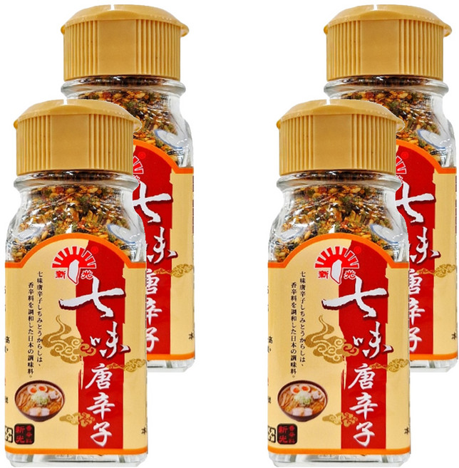 新光洋菜 七味唐辛子, 30g, 4罐