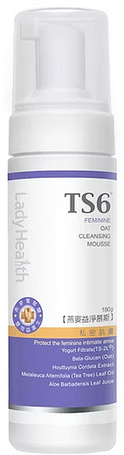 TS6 燕麥益淨慕斯, 180g, 1瓶