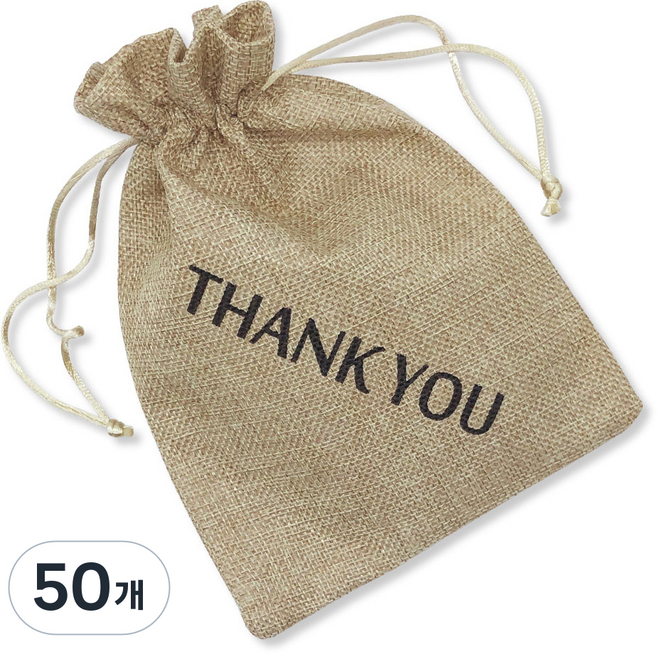 미르코리아 땡큐 유리병 파우치 4호, 혼합 색상, 50개