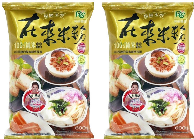 屏東農產 超級水磨在來米粉, 600g, 2包