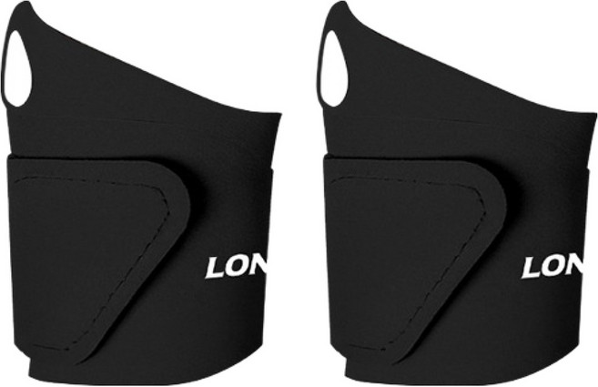 인체공학 설계 초슬림 스포츠 압박 손목보호대 2p, 블랙, 1개