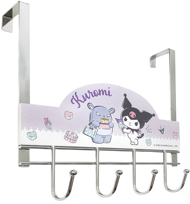 Sanrio 三麗鷗 酷洛米門後掛勾 29.2 x 31 x 10cm, 好友分享時光 銀色, 1組