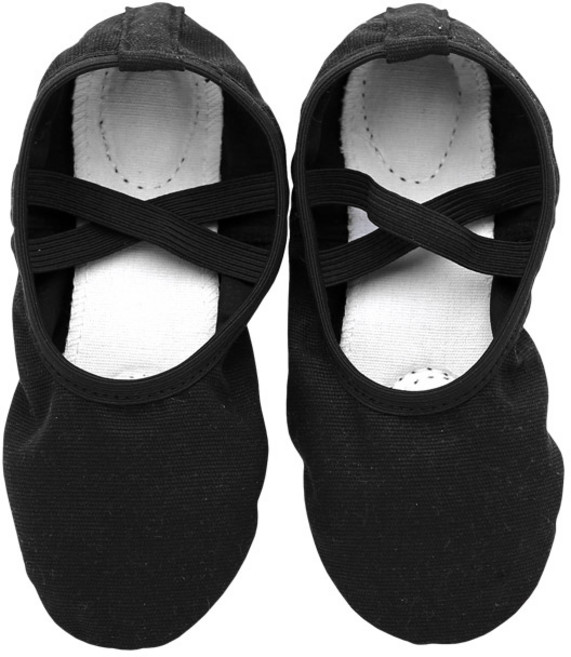 키즈발레몰 유아동용 밴드형 천 발레 슈즈