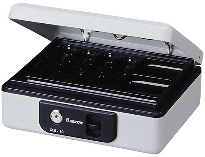 SentrySafe 手提安全金庫, 銀色