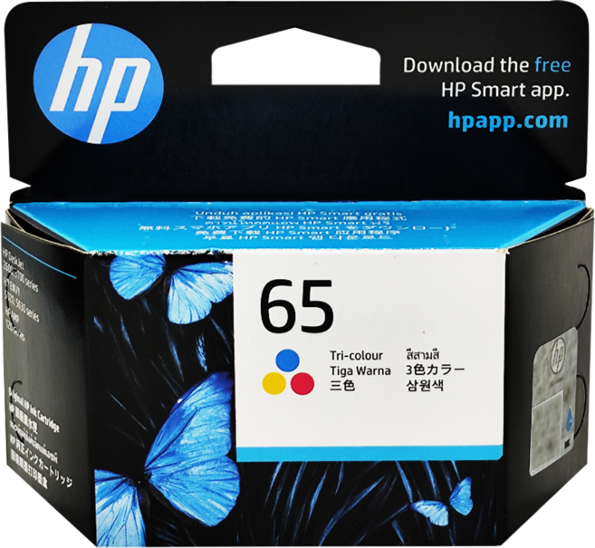hp 惠普 65彩色原廠墨水 N9K01AA, 彩色, 1個