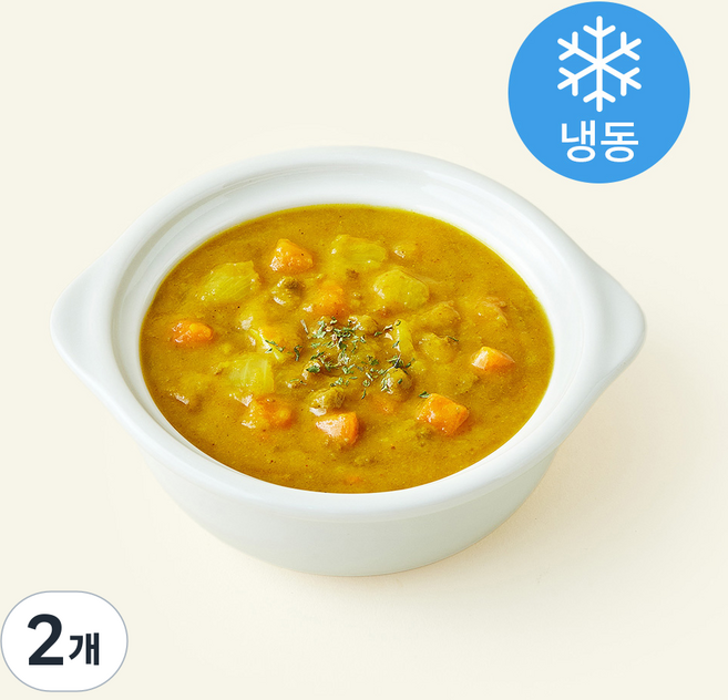 그리팅 한우 채소카레 소스 (냉동), 300g, 2개