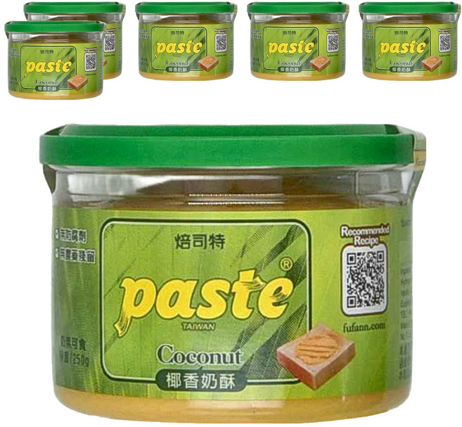 paste 焙司特 椰香奶酥, 250g, 6罐