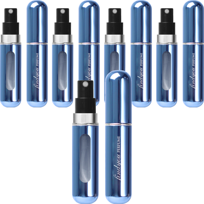 파인듀 향수 공병 5ml, 블루 유광, 5개