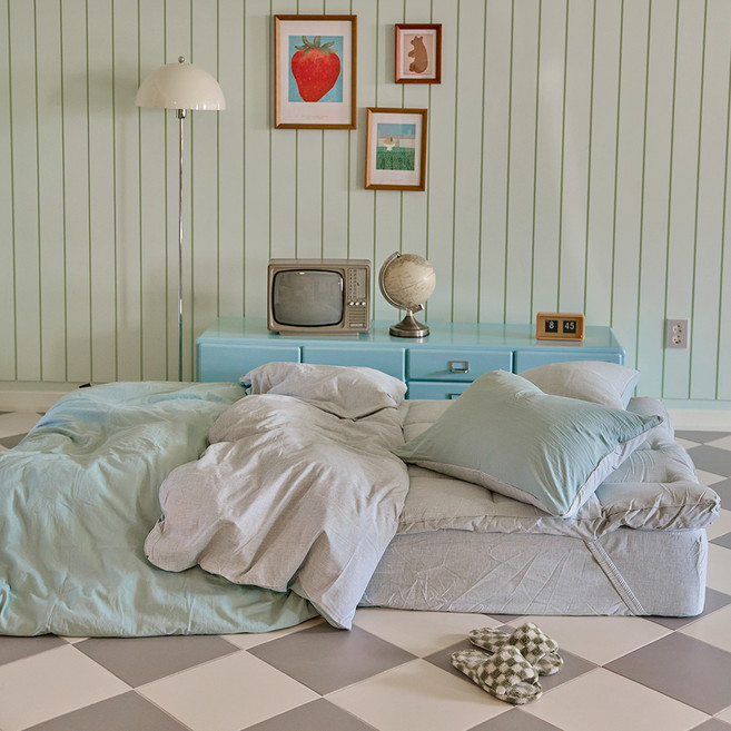 라뽐므 일리크 카치온 이불커버