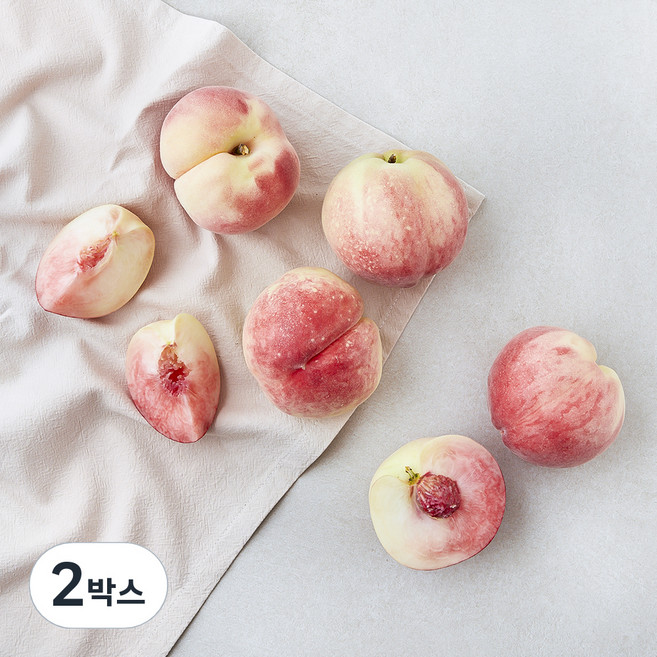 농협 유명산지 당도선별 부드러운 백도복숭아, 1.25kg(4~6입), 2박스