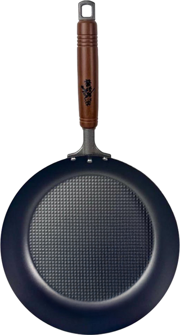 日本 Summit 燕鐵器系列 窒化鐵鍋 壓紋平底鍋 IH爐適用, 26cm, 1個