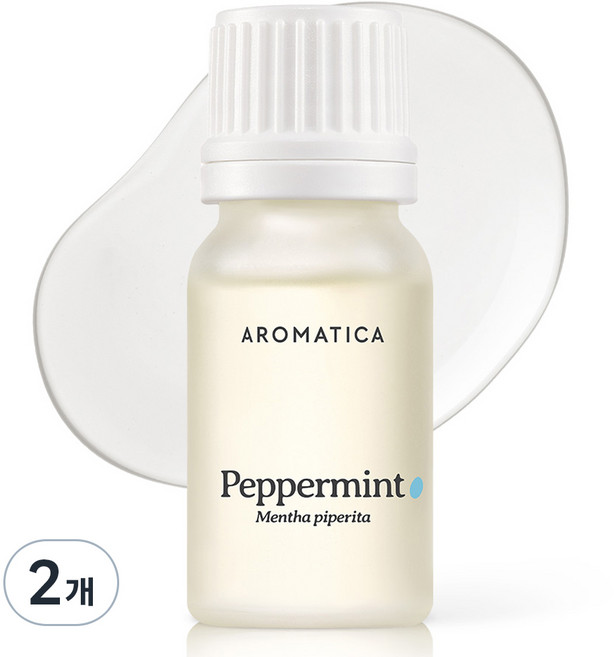아로마티카 페퍼민트 에센셜 오일, 10ml, 2개