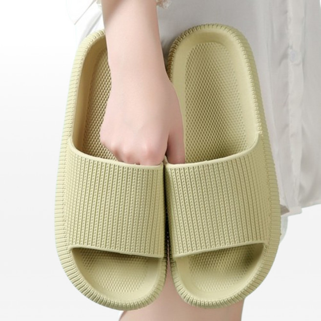 프랑온드 남녀공용 폭신 구름 쿠션 슬리퍼