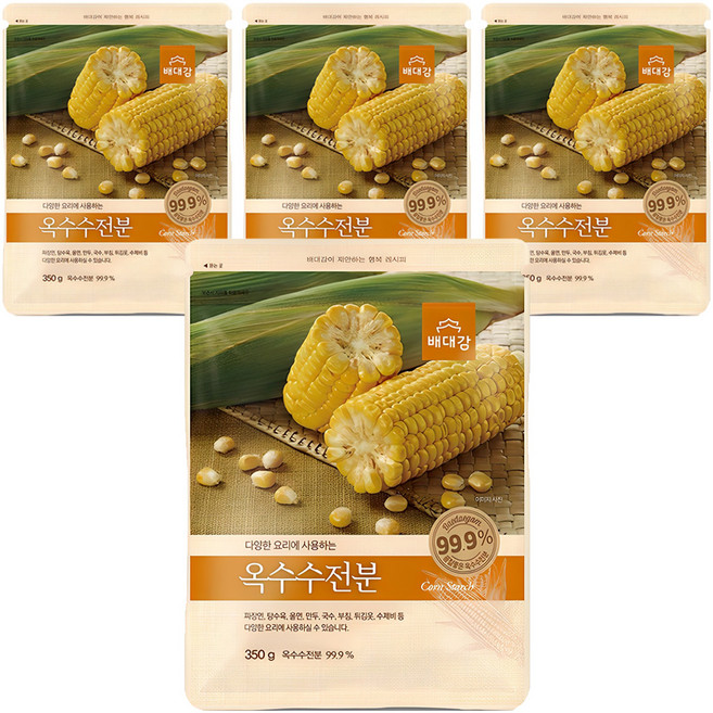 Baedaegam 玉米澱粉, 350g, 4個
