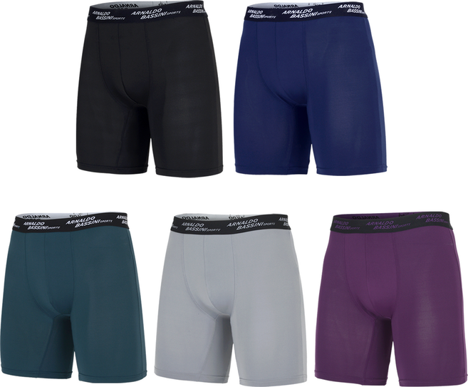 아날도바시니 남성용 스판 롱드로즈 5p 세트 + 스포츠 백