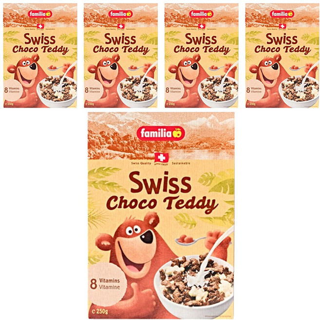 패밀리아 스위스 초코 시리얼, 250g, 5개