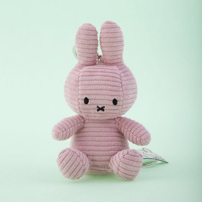 본톤토이즈 미피 코듀로이 키링, 핑크, 1개, 10cm