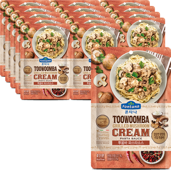 폰타나 투움바 파스타소스, 130g, 15개