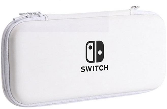 픽센드 닌텐도 스위치 OLED 파우치 케이스, 화이트, 1개