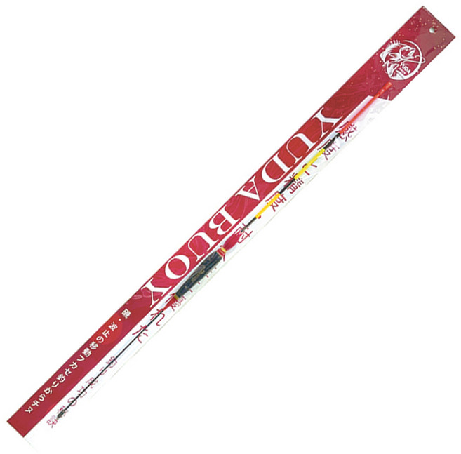 YUDA BUOY 裕達漁具 巴爾杉木材質, 1.5 紅色 + 黑色, 1支