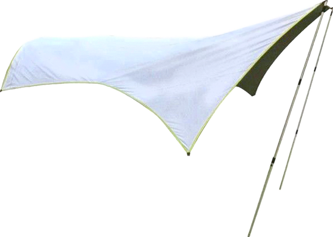 TURBO TENT Tourist270 Adventure 300 小蝸牛天幕, 銀色 + 綠色