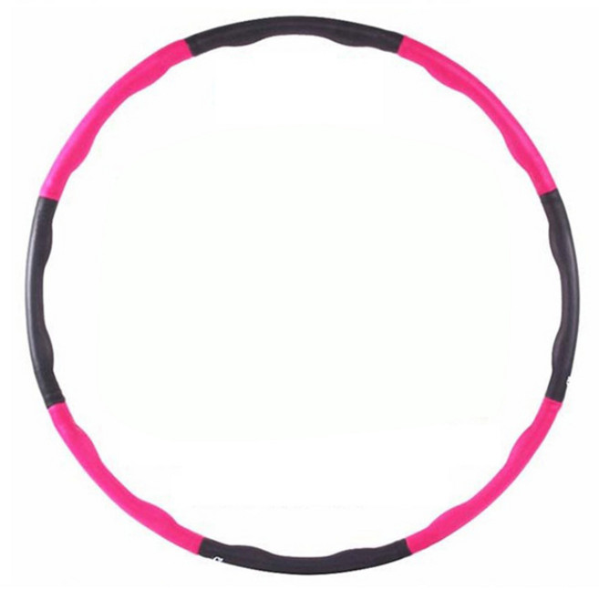 무브제트 슬림허리 조립식 다이어트 훌라후프, 1.2kg, 그레이핑크, 1개