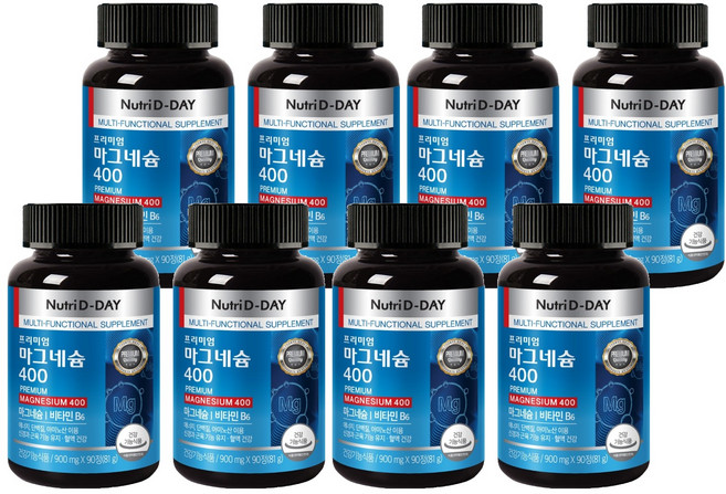 Nutri D-DAY 優質鎂 400, 8個, 90錠
