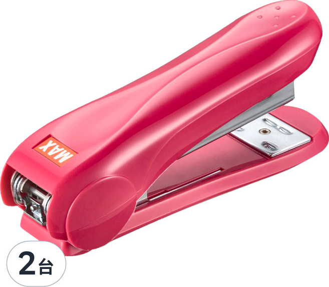 MAX 美克司 新型釘書機 HD-50R, 粉紅色, 2個
