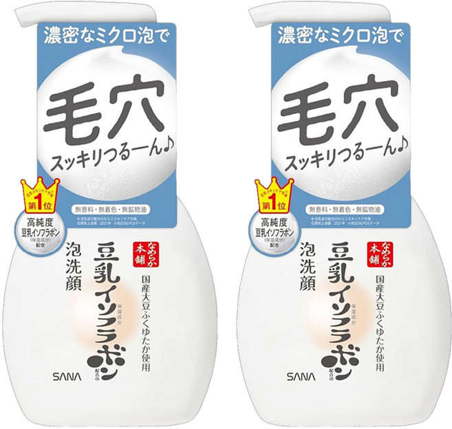 SANA 莎娜 豆乳美肌 豆乳泡沫洗顏慕絲, 200ml, 2瓶