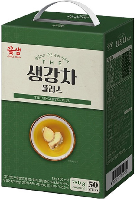 꽃샘 더 생강차 플러스, 15g, 50개입, 1개