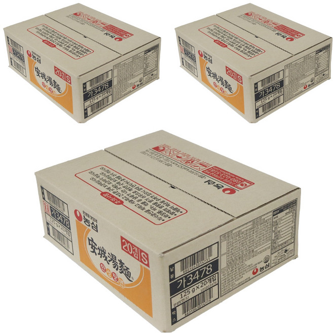 안성탕면 125g, 60개